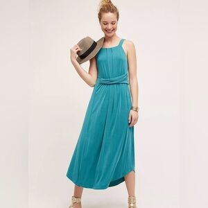 Maeve Teal Midi Dress